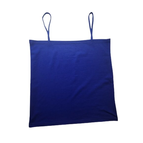 ROYAL Blue Spaghetti Strap Camisole Tank Top - New Without Tags- One Size - Picture 2 of 10